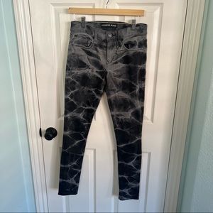Express Black & Gray Legging Jeans